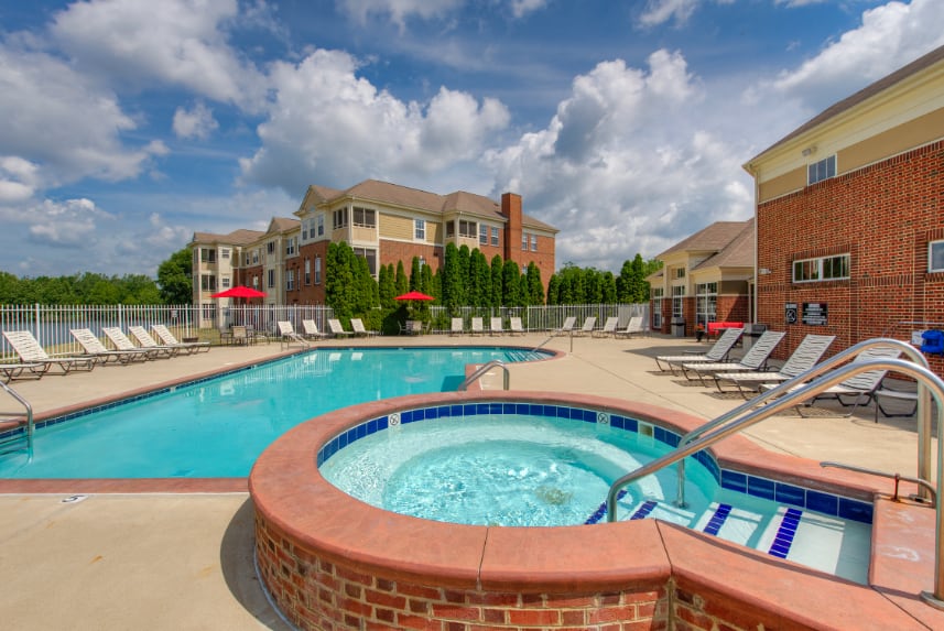 Pool at New Haven Apartments